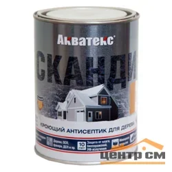 Антисептик кроющий для дерева Акватекс СКАНДИ топленое молоко 0,75л