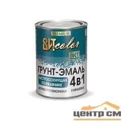 Грунт-эмаль по ржавчине 4 в 1 быстросохнущая белая 1,8 кг (сушка 5 часов) ВИТ color