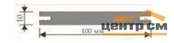 Добор VERDA телескопический белый 100*10*2070, эмаль