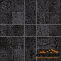 Плитка LAPARET Metallica Декор мозаичный чёрный 25х25 арт.MM34034