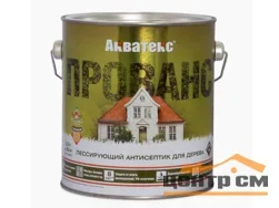 Антисептик лессирующий Акватекс ПРОВАНС для дерева алкидный тик 9 л