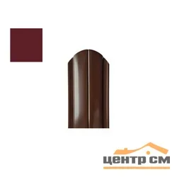 Штакетник металлический STYNERGY полукруглый фигурный 0.45 мм, PE RAL 3005 (красное вино), ширина 118мм, длина 1.5 м.п.