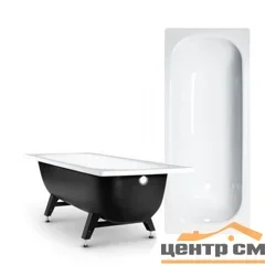 Ванна полимерная Reimar "Белая орхидея" 1,5*0,7м с рантом, с ножками (ВИЗ)