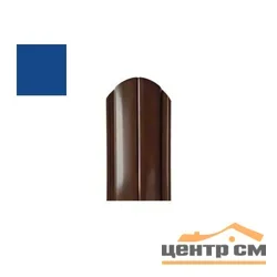 Штакетник металлический STYNERGY полукруглый фигурный 0.4 мм, PE RAL 5005 (сигнально-синий), ширина 118мм, длина 1.2 м.п.