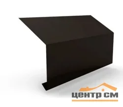 Планка карнизная Puretan RAL 32 (тёмно-коричневый) (100*69) 0.5 мм, длина 2 метра
