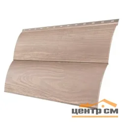М/сайдинг Блок-Хаус новый (GL) Принт Элит White Wood (Беленый Дуб) толщина 0,45мм, размер 0,361*0.9 м.п.