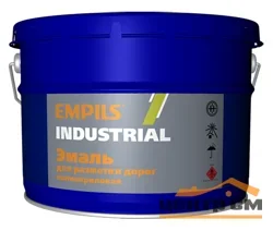 Эмаль для разметки дорог EMPILS полиакриловая, белая 35 кг