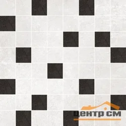 Плитка GLOBAL TILE Nuar черно-белый мозаика 25*25 арт.GTMBW25002