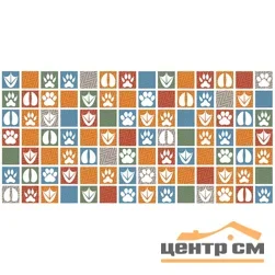 Плитка НЕФРИТ KIDS декор многоцветный стена 40*20*8мм арт.04-01-1-08-05-10-3025-0
