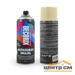 Краска аэрозольная универсальная акриловая Decorix слоновая кость 520 мл
