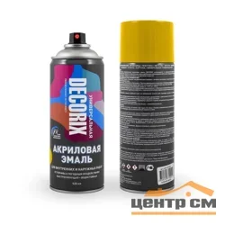 Краска аэрозольная универсальная акриловая Decorix желто-золотой 520 мл