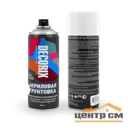 Грунт аэрозольный акриловый Decorix профессиональный белый 650 мл