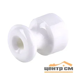 Изолятор Werkel без винта белый, W6431301 (50шт) Ретро