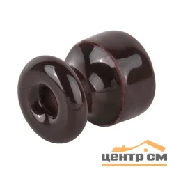 Изолятор Werkel без винта коричневый, W6431314 (50шт) Ретро