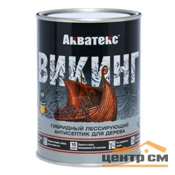 Антисептик лессирующий Акватекс ВИКИНГ для дерева калужница 0,75 л