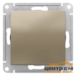 Механизм переключателя 1-кл. СП AtlasDesign 10А IP20 (сх. 6) 10AX шампань SE ATN000561 IEK