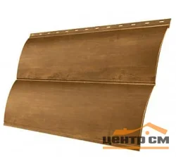 М/сайдинг Блок-Хаус новый (GL) Принт Элит Nutwood (Орех) толщина 0,45мм, размер 0,361*0.66 м.п.