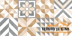 Плитка GLOBAL TILE Мармарис/Marmaris белая стена пэчворк 50*25 арт.GT129VG