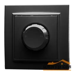 Выключатель диммирующий СП STEKKER Эрна 250В, 600W черный (PSW10-9006-03)