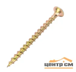 Саморезы гипс-дерево 3,5x55 желтый цинк (кор.с ок 500шт) SteelRex