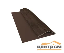 Планка финишная Принт Элит ** для М/сайдинга Блок-Хаус новый 2м.п.