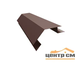 Планка угла внешнего сложного 135гр Принт Элит ** для М/сайдинга Блок-Хаус новый 0.45мм, 2м.п.