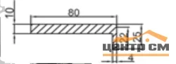 Наличник дверной телескопический PROFILO PORTE 70*8*2150 ривьера айс