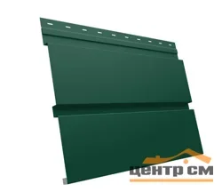 М/сайдинг Квадро брус (GL) Полиэстер RAL6005 (зелёный мох) толщина 0,45мм, размер 0,34*1 м.п. (в пленке)