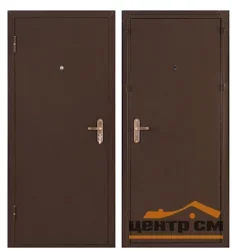 Дверь мет. ПРОФИ PRO (LMD-1) 860х2060 "Л" антик медь /антик медь