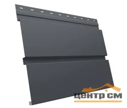 М/сайдинг Квадро брус (GL) Драп RAL7024 (мокрый асфальт) толщина 0,45мм, размер 0,34*1.16 м.п. (в пленке)