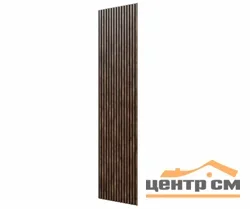 Панель CoSca decor черный войлок, 2750х600х19мм, рейки МДФ дуб старинный натуральный