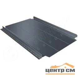 Фальц Смарт Про Stynergy Corundum50 матовый RAL 7024 (мокрый асфальт)-A, 0.5мм, узкое ребро жесткости 0.521*3.9 м.п.