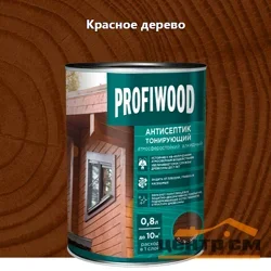 Антисептик EMPILS PROFIWOOD тонирующий "2 в 1" алкидный красное дерево 0,6 кг