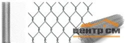 Сетка плетёная Рабица оцинкованная 1,6 мм 50х50 мм /рулон 1,5х10 м/