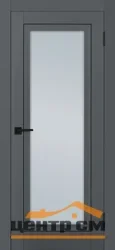 Дверь PROFILO PORTE ПСТ-35 стекло сатинат, темно-серый матовый 60
