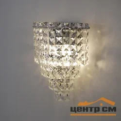 Бра DIONA 2xE14-240x142x315-CHROME/CRYSTAL-220-IP20